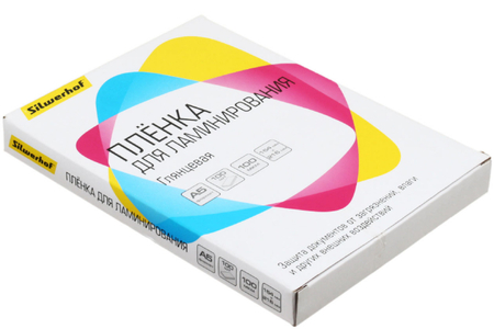Пленка для ламинирования Silwerhof, А5 (154*216 мм), 100 мкм, глянец, 100 шт.