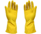 Перчатки латексные хозяйственные, размер L, желтые