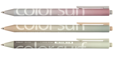 Ручка шариковая автоматическая Bruno Visconti Color Surf, Morandi, корпус ассорти, стержень синий