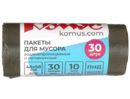 Пакеты для мусора «Комус» (ПНД) Пакеты для мусора «Комус» (ПНД)