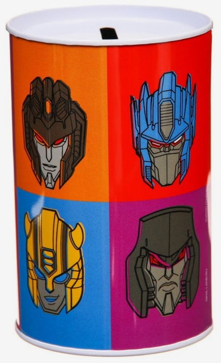 Копилка жестяная Sima-Land, 6,5*6,5*12 см, Transformers Копилка жестяная Sima-Land, 6,5*6,5*12 см, Transformers