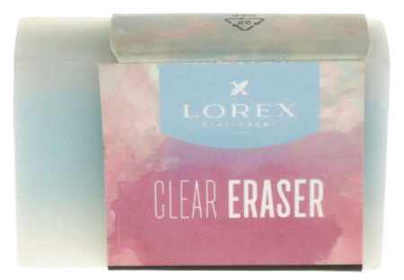 Ластик Lorex Clear Cotton Cloud, 36*22*12 мм, прямоугольный