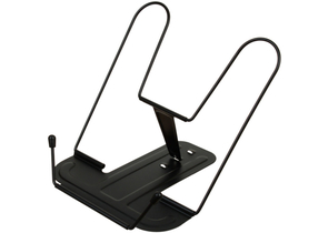 Подставка для книг металлическая Brauberg Line+, 210×172 мм, черная