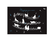 Тетрадь для нот А5 BG