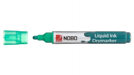 Маркер для вайтбордов Nobo Liquid Ink, зеленый