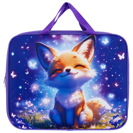 Папка для тетрадей Brauberg Kids с ручками, 340*270*80 мм, Chilling Fox