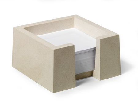 Бокс с бумагой для заметок Cubo Eco , 90*90 мм, белая Бокс с бумагой для заметок Cubo Eco , 90*90 мм, белая