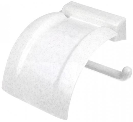 Держатель для туалетной бумаги «Козырек», 170*140 мм, мраморный 