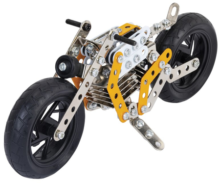 Конструктор металлический Bambox, 162 элемента, «Мотоцикл», 8+