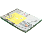 Обложки для переплета пластиковые OfficeSpace «Кристалл», А4, 100 шт., 180 мкм, прозрачно-зеленые