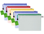 Папка-конверт пластиковая на молнии «Стамм» А5