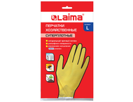 Перчатки латексные хозяйственные Laima суперплотные