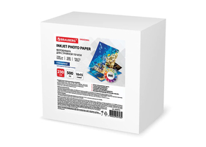 Бумага для струйной фотопечати глянцевая односторонняя Brauberg Original Box, 10×15 см, 230 г/м², 500 л.