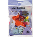 Шары воздушные Meshu, 25 шт., 12"/30 см, «С Днем Рождения», пастель, ассорти