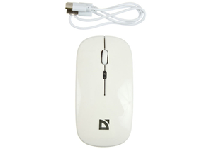 Мышь компьютерная Defender Touch MM-997 Bluetooth-интрейфейс, беспроводная, белая