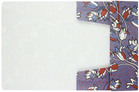Папка пластиковая на резинке ErichKrause (с рисунком), толщина пластика 0,55 мм, Tulips