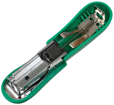 Степлер-мини ErichKrause Compact, скобы № 24/6-26/6, 20 л., 65 мм, ассорти