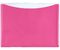 Папка-конверт пластиковая на кнопке с двумя отделениями «Вышиванка», толщина пластика 0,18 мм, розовая