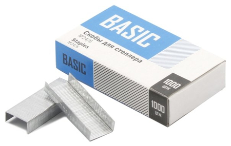 Скобы для степлеров Silwerhof, №24/6, 1000 шт.