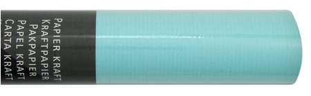 Бумага упаковочная подарочная Clairefontaine Kraft Paper, 3 м*70 см, Coloured Kraft, голубая