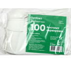 Ложки одноразовые чайные Optiline, длина 125 мм, 100 шт., белые