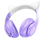 Наушники беспроводные Hoco W42 Cat Ears, Purple Grape Наушники беспроводные Hoco W42 Cat Ears, Purple Grape