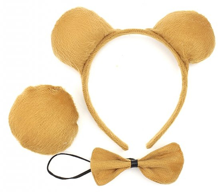 Набор маскарадный детский «Феникс Презент», 20*25 см, «Мишка»