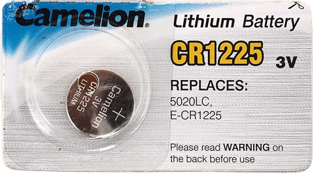 Батарейка литиевая дисковая Camelion Lithium , CR1225, 3V Батарейка литиевая дисковая Camelion Lithium , CR1225, 3V