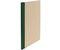 Папка архивная из картона со сшивателем (со шпагатом) , А4, ширина корешка 10 мм, плотность 1240 г/м2, зеленая