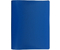Папка пластиковая на 2-х кольцах Buro, толщина пластика 0,5 мм, синяя