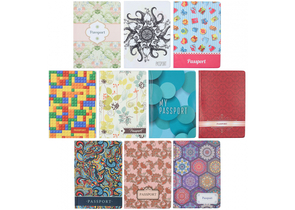 Обложка для паспорта Officespace, 92×131 мм, «Узоры», ассорти