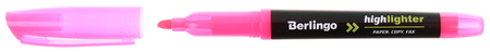 Маркер-текстовыделитель Berlingo Textline HL400, розовый