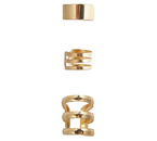 Набор серег «Каффы», 3 шт., «Классика», золотистые