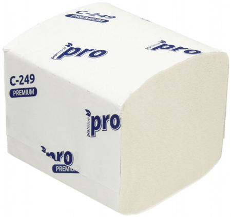 Бумага туалетная листовая Protissue Premium (Т3), 1 рулон, 225*110 мм, 250 л., белая Бумага туалетная листовая Protissue Premium (Т3), 1 рулон, 225*110 мм, 250 л., белая