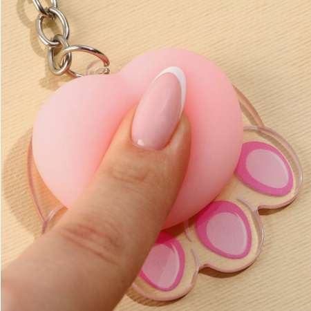 Брелок-антистресс акриловый Sima-Land, 4,6*7 см, «Лапка» Брелок-антистресс акриловый Sima-Land, 4,6*7 см, «Лапка»