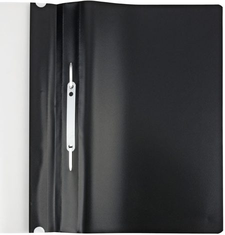Папка-скоросшиватель пластиковая А4 Berlingo, толщина пластика 0,18 мм, черная