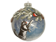 Игрушка елочная «Кот с подарками»