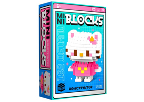 Игра-конструктор «Mini Blocks», «Котик», 182 детали, 6+