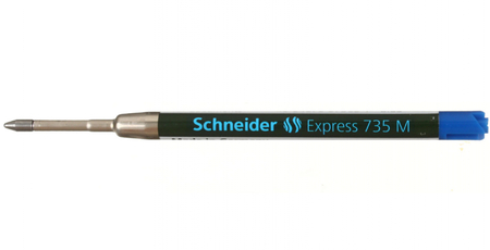 Стержень для шариковых автоматических ручек Schneider Express 735, 98 мм, пулевидный, синий