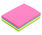 Бумага для заметок с липким краем Economix, 38*50 мм, 1 блок*100 л., 4 цвета неон