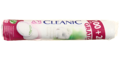 Диски ватные косметические Cleanic Pure Effect, 100 шт+20 шт. Диски ватные косметические Cleanic Pure Effect, 100 шт+20 шт.