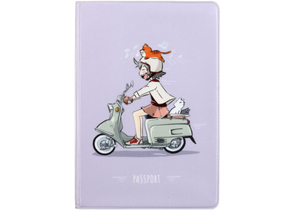 Обложка для паспорта Meshu, 92×134 мм, CatBike