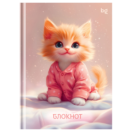 Книжка записная «Бизнес-блокнот» BG А6 (64 л.), 110*150 мм, 64 л., клетка, «Милота в пижаме»