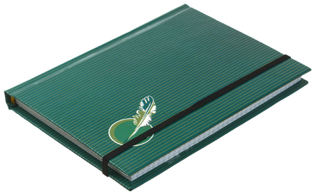 Книжка записная «Красная звезда», 110*150 мм, 192 л., клетка, зеленая