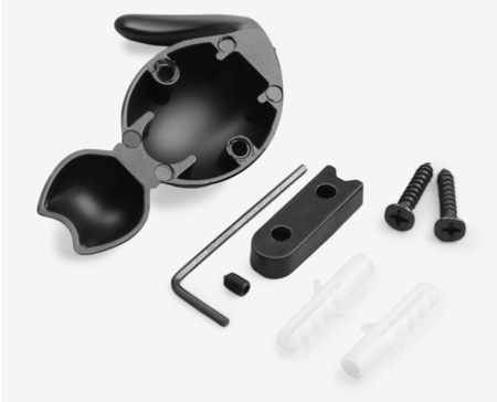 Крючок мебельный Cappio Cat, 6,5*3,2*1,5 см, черный