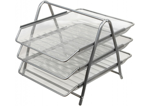 Лоток горизонтальный Brauberg Germanium 3 секции, 355×295×30 мм, серебристый Лоток горизонтальный Brauberg Germanium 3 секции, 355×295×30 мм, серебристый