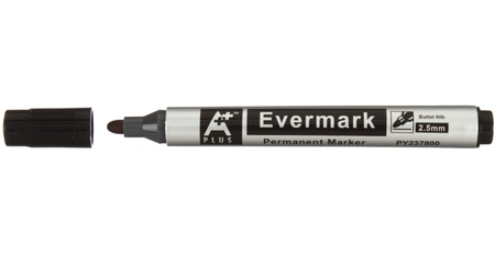 Маркер перманентный Evermark A Plus, черный Маркер перманентный Evermark A Plus, черный