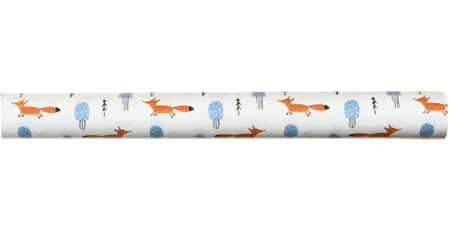 Бумага упаковочная глянцевая Meshu, 70*100 см, Foxes Бумага упаковочная глянцевая Meshu, 70*100 см, Foxes