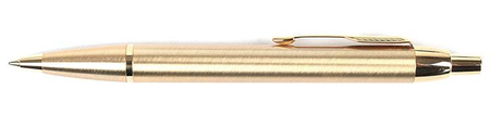 Ручка подарочная шариковая Parker IM Deluxe Gold GT, корпус золотистый
