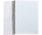 Тетрадь-блокнот на спирали Bourgeois для записей, 140*190 мм, 80 л., клетка, «16283-16285», ассорти